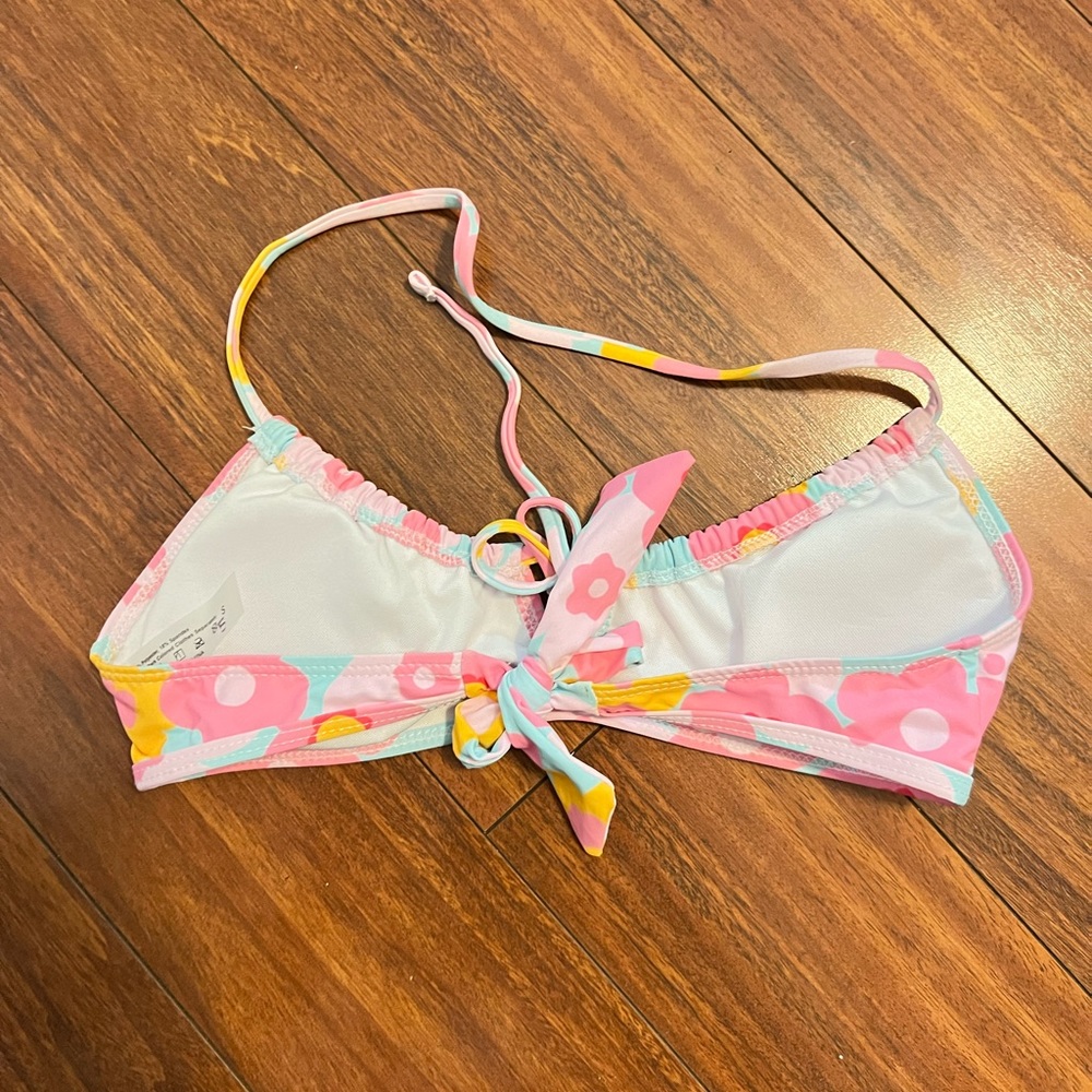 bright color floral bikini top - Picture 2 of 2
